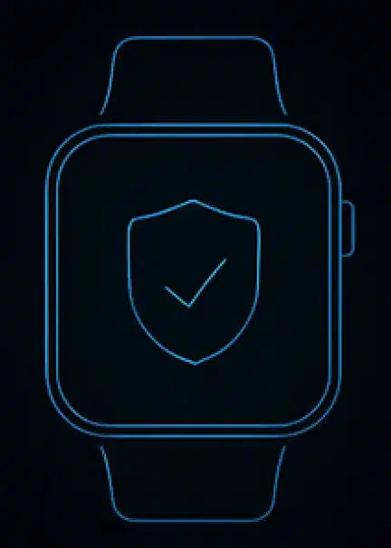 Overcome Watch icon representing real-time biometric signal collection